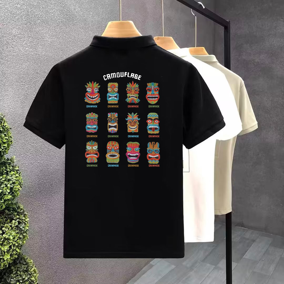 Men's 2024 Luxury Polo: Snake & Bee Embroidery, Casual Summer Designer Shirt