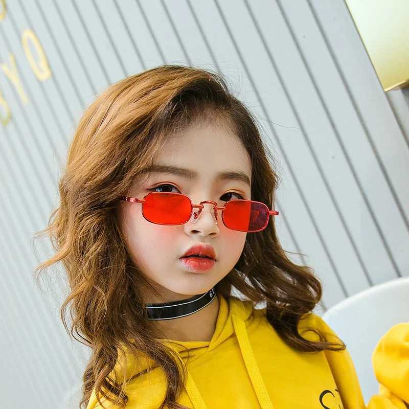 Sunglasses metal 2019 new childrens box sunglasses 3111 trendy street photo versatile Sunglasses