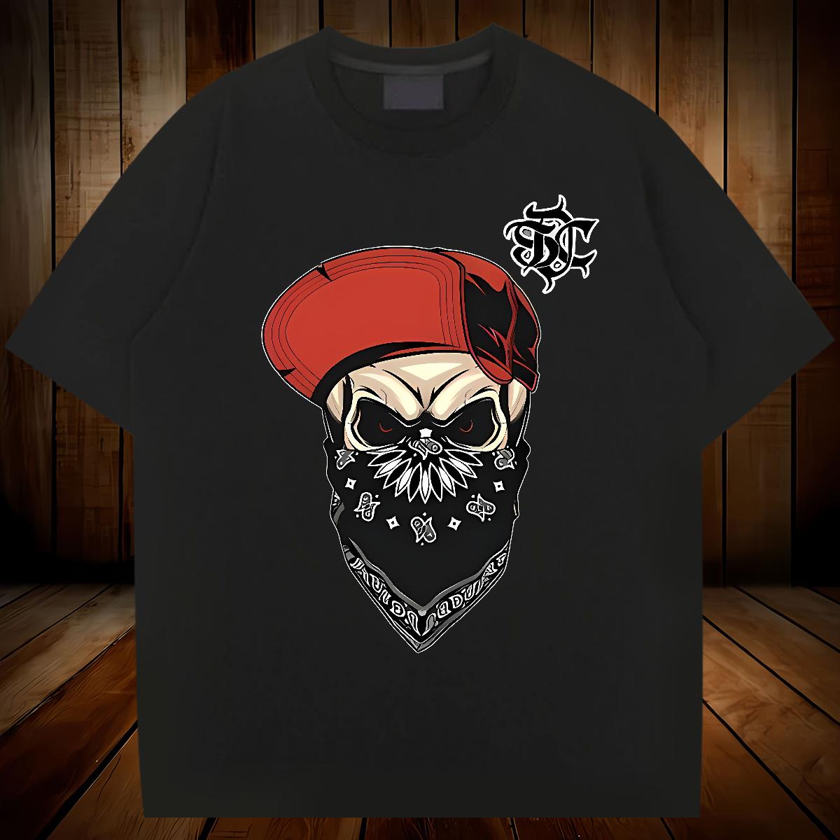 2024 Summer Mens T Shirts FATION 230g Cotton Custom Printed Tshirts Casual Daily Wear Breathable Crew Neck Cotton Comfortable Clothes