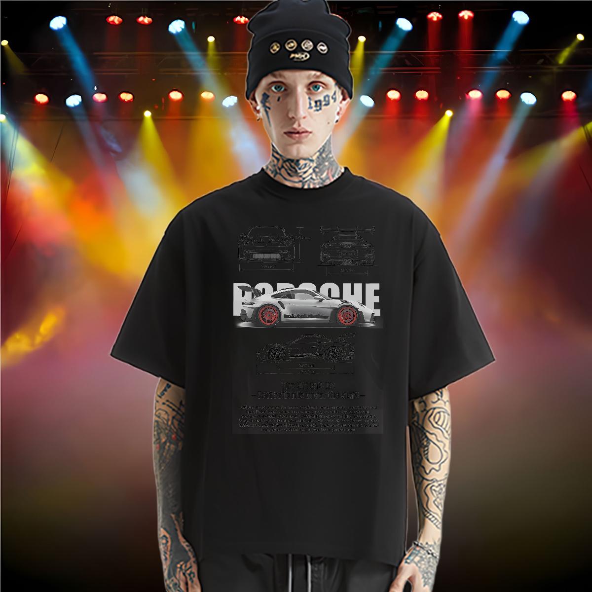 Soft Men Tops Tees fashion 230g Cotton Round Neck Short Sleeve Spring Summer Men T Shirts Graphic Fashion Designer Wear