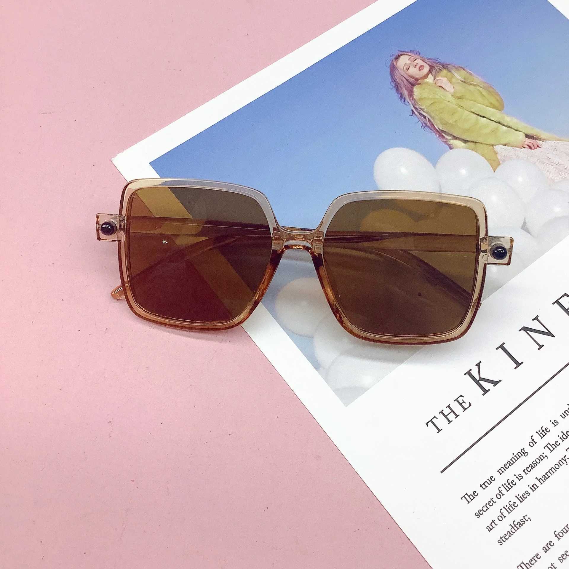 Sunglasses Fashion travel anti-ultraviolet baby sunglasses trend childrens sunglasses concave shape shading