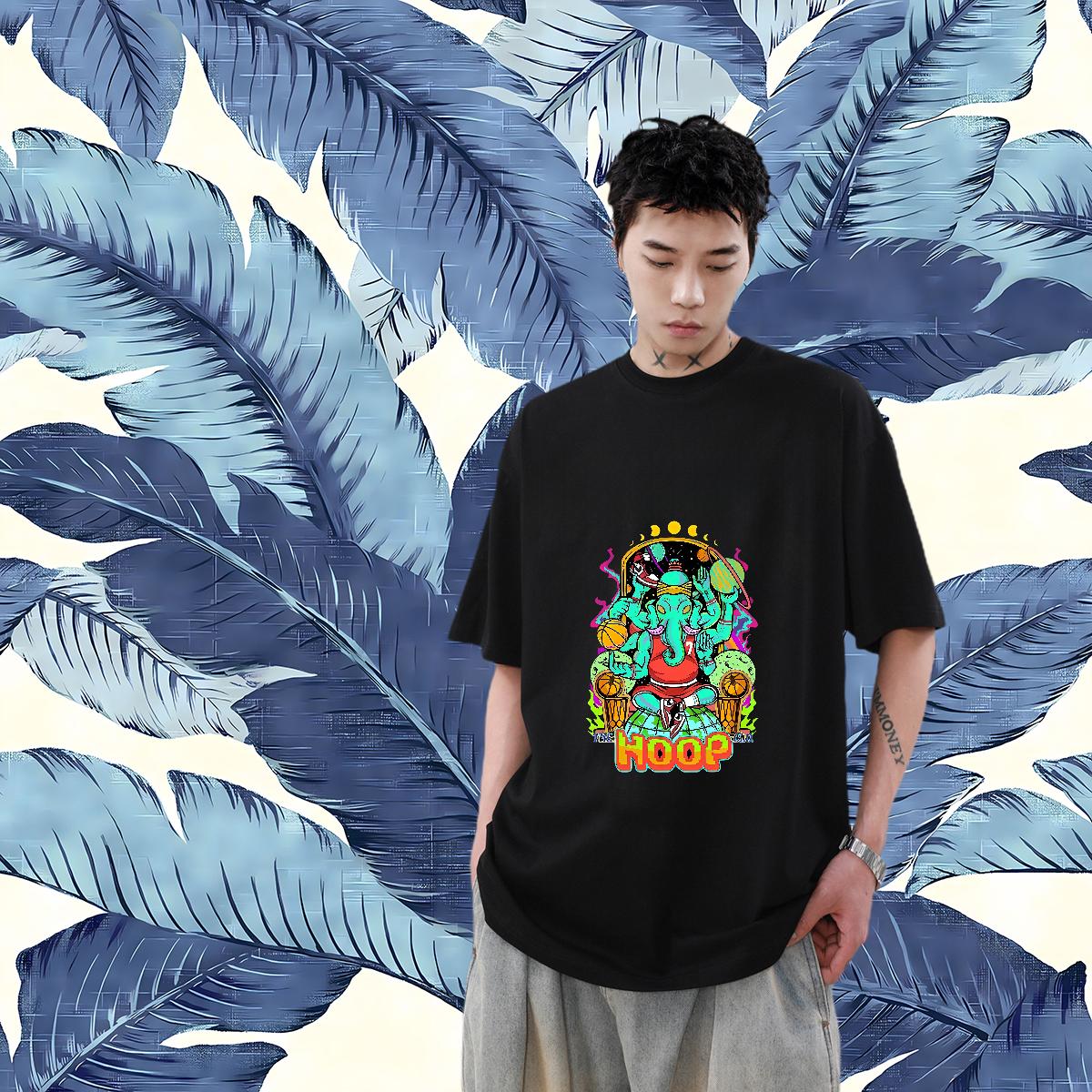 Designer T Shirts Men Hip Hop Cotton Breathable Tshirt for Man Woman 2024 DIY Plus Size Cartoon Tee Shirt