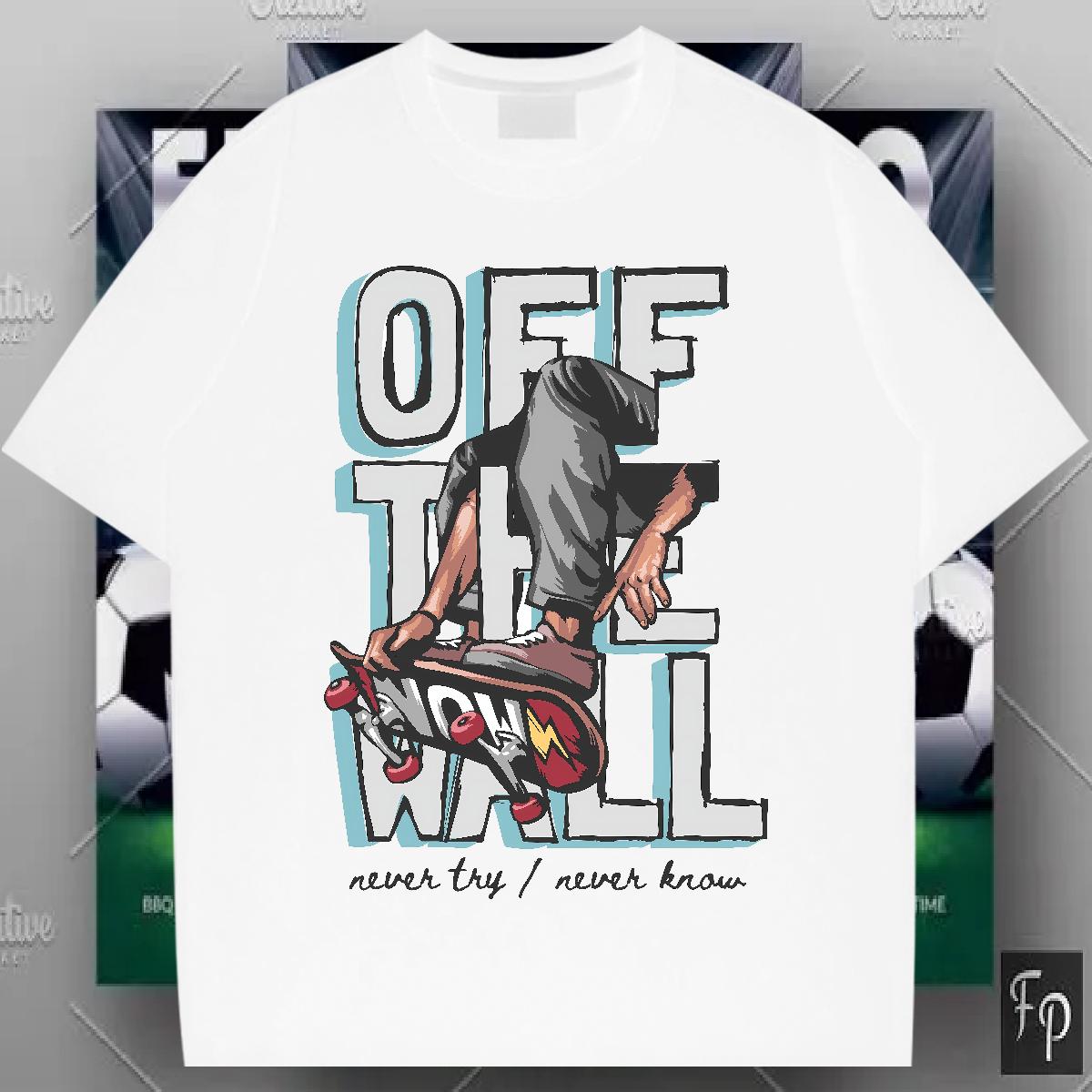 Wholesale T-Shirts for Men Graffiti Art 230g 100% Cotton Cartoon Printing S-4XL Couples T Shirts Sports Casual Short Sleeve Cotton O-Neck 5A Polos