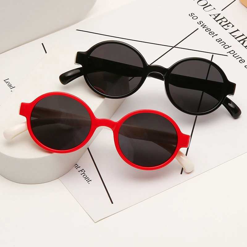 Sunglasses Baby Girls Cute Silica Gel Round Outdoor Sun Protection Sunglasses Children Lovely Sunglasses Boys Kids Eye Protection Glasses
