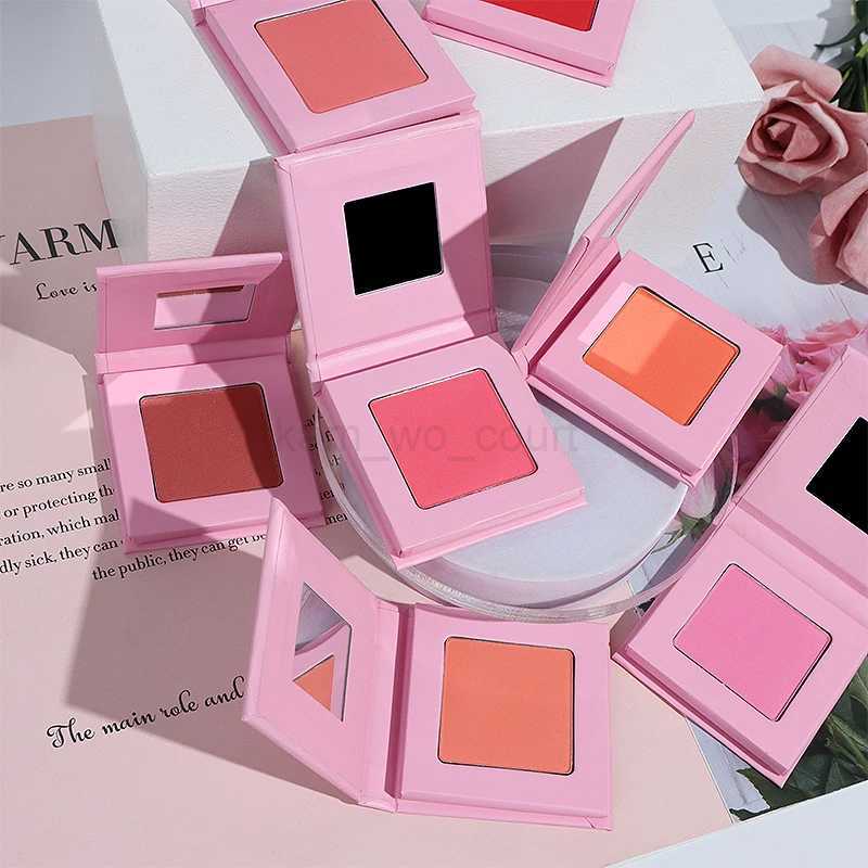 Pink Blush Palette Private Label Makeup Nude Matte Blusher Bronzer Powder Palette Own Brand Cosmetics Blusher Wholesale 20pcsM240716
