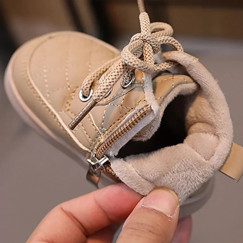 Kids Snow Boots for borns Boy Girl Winter Warm Children Cotton Shoes Kid Sneaker Baby Toddler Non-slip Ankle Boots G11281 240710