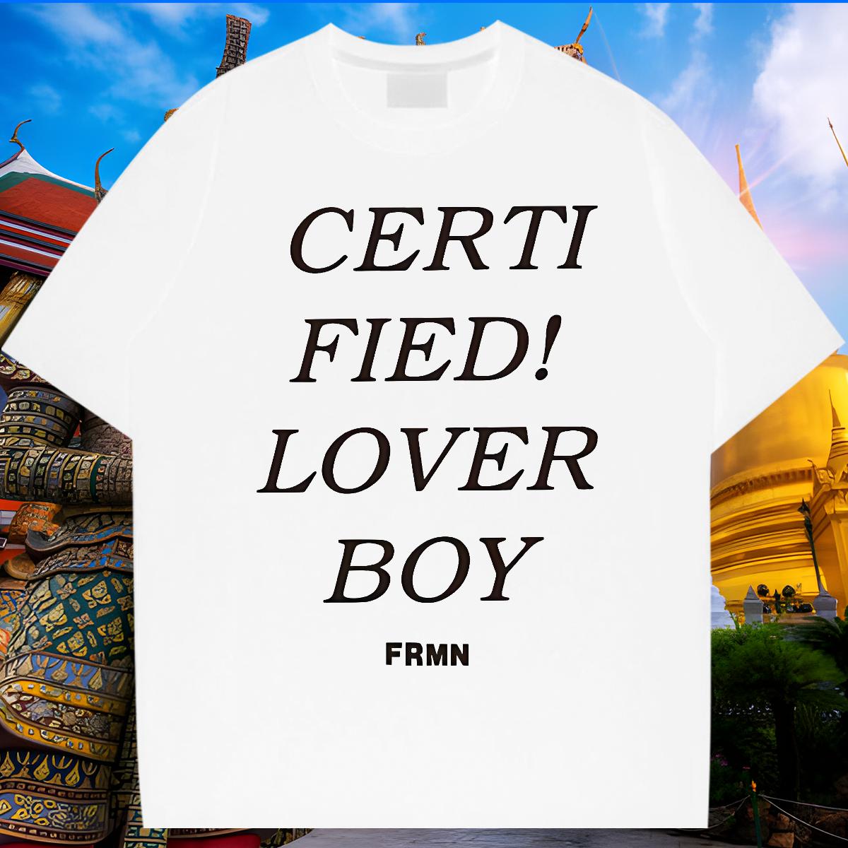 Loose Men T Shirts fashion 230g 100% Cotton Outdoor Cotton Breathable Short Sleeve Men Tees Designer Fashion Plus Size Cartoon Tee Shirt