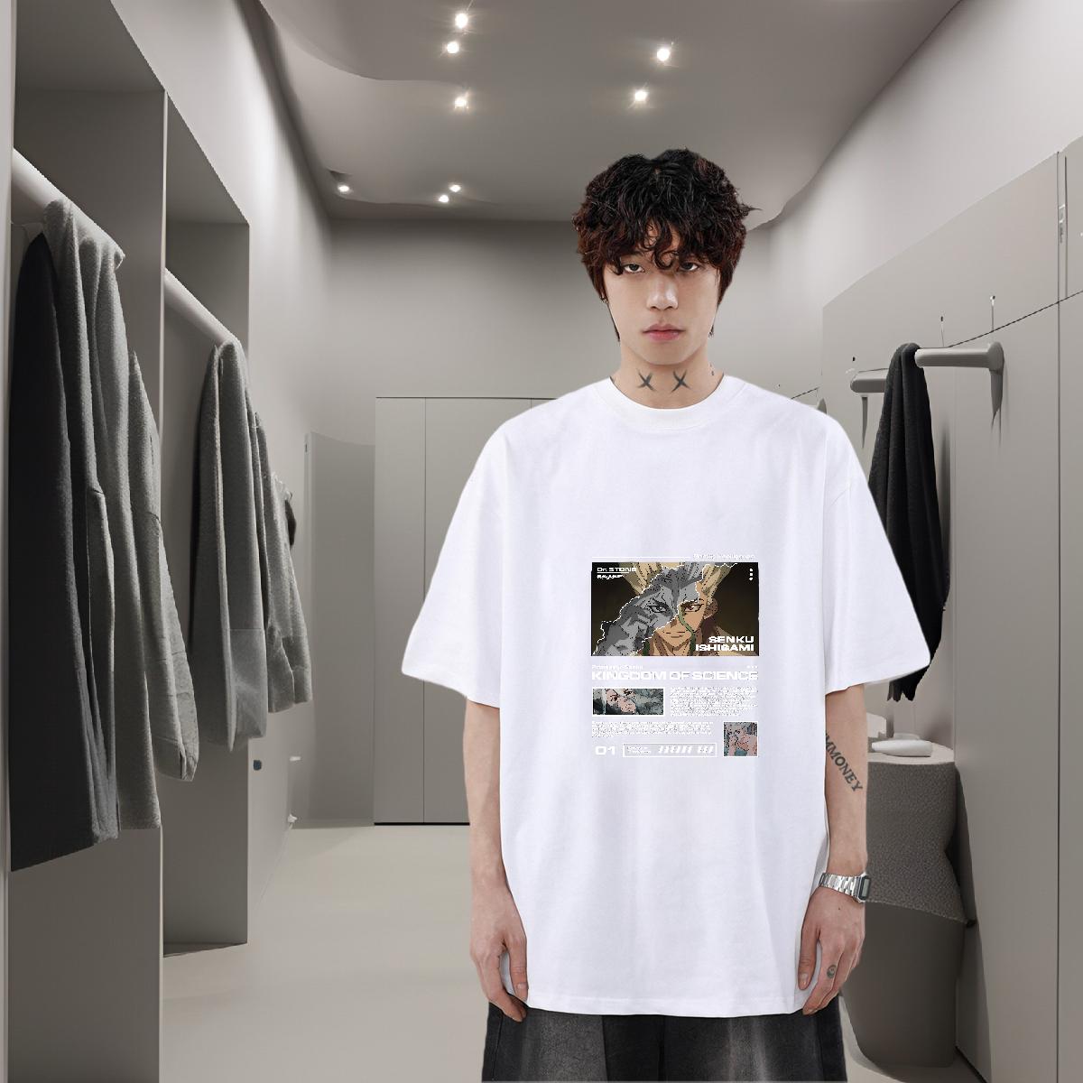 Designer Fashion T shirt Custom Printing Sports Casual Tshirts Short Sleeve Cotton O-Neck Wholesale