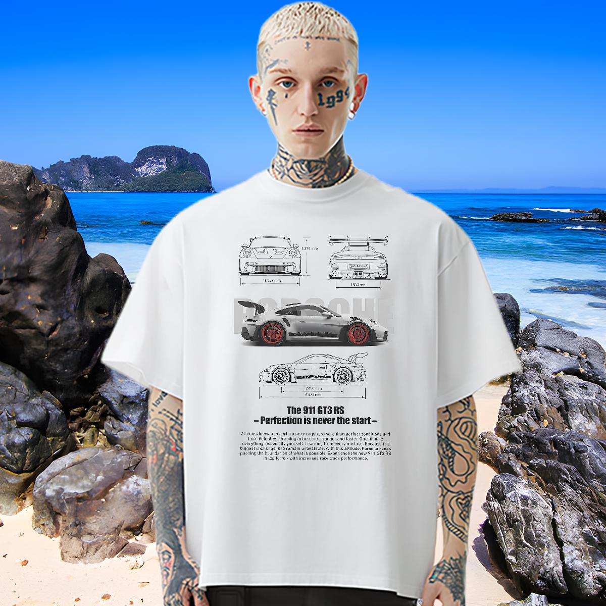 Cool Design Men T Shirts fashion 230g 100% Cotton Casual Daily Wear 180g Cotton Tshirts Classic Custom Tees