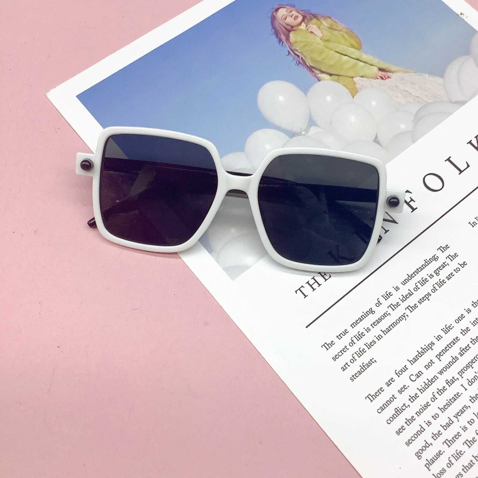 Sunglasses Fashion travel anti-ultraviolet baby sunglasses trend childrens sunglasses concave shape shading