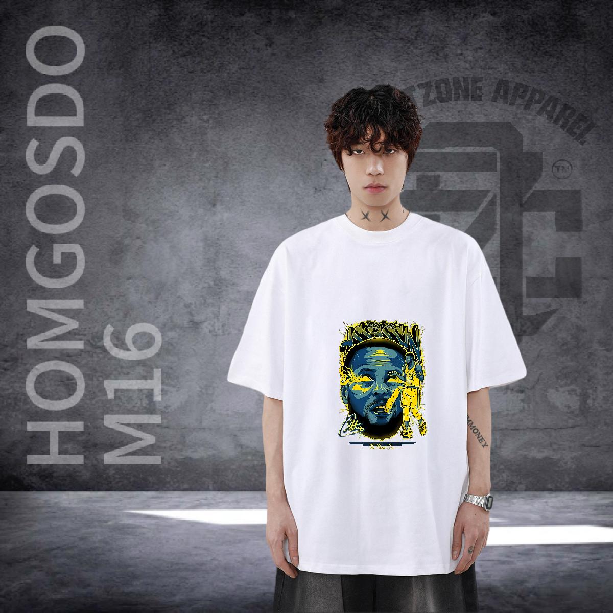 Fashion T shirt Custom Print Oversized Mens Tshirts Street Wear Cotton Breathable Classic Tee Shirt