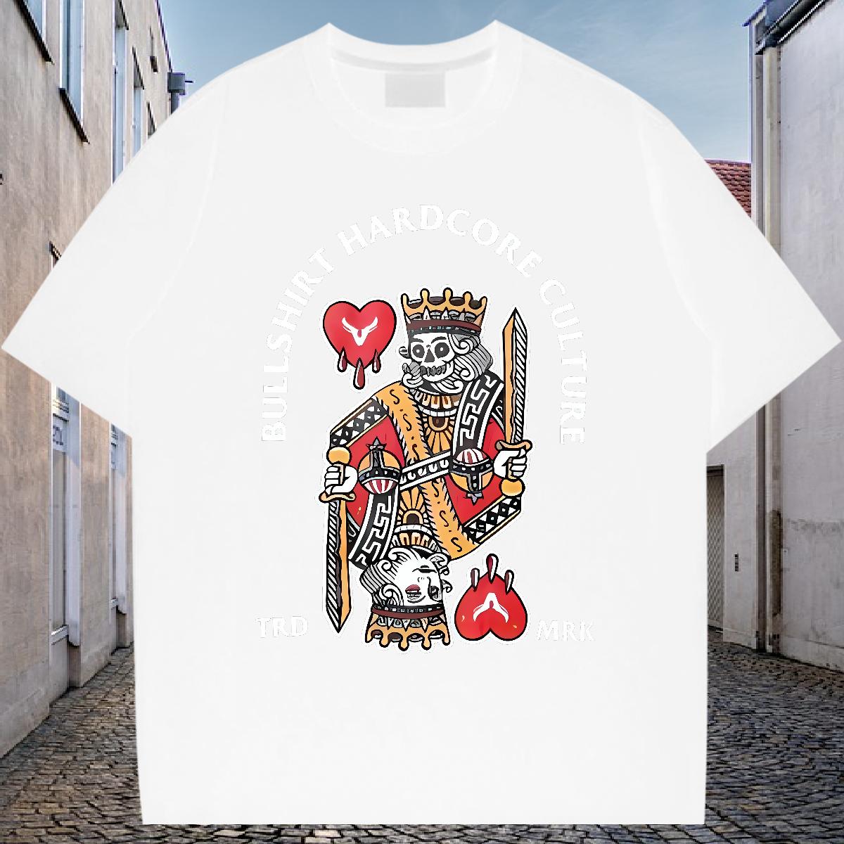 Soft T-Shirts fashion 230g Cotton Beach Short sleeve Cotton Soft Men Tops Tees Designer Graphic Wear