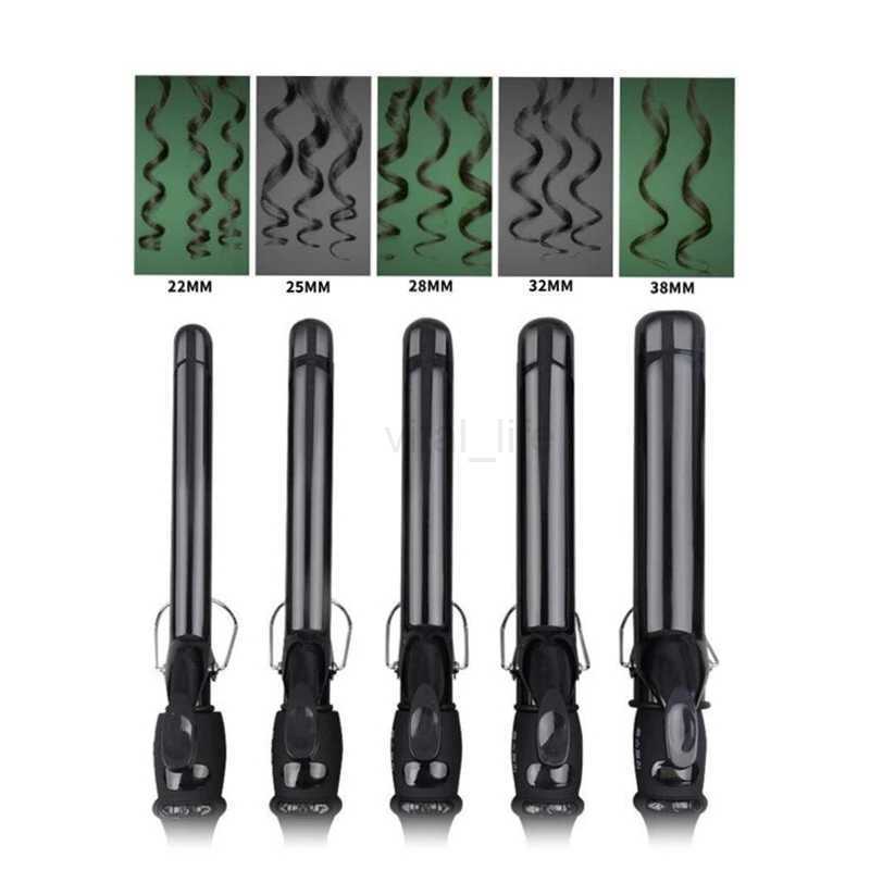 LCD Temperature Adjustment Hair Curler Professional Curling Irons Wand Wavers Beauty Styling ToolsCL240716