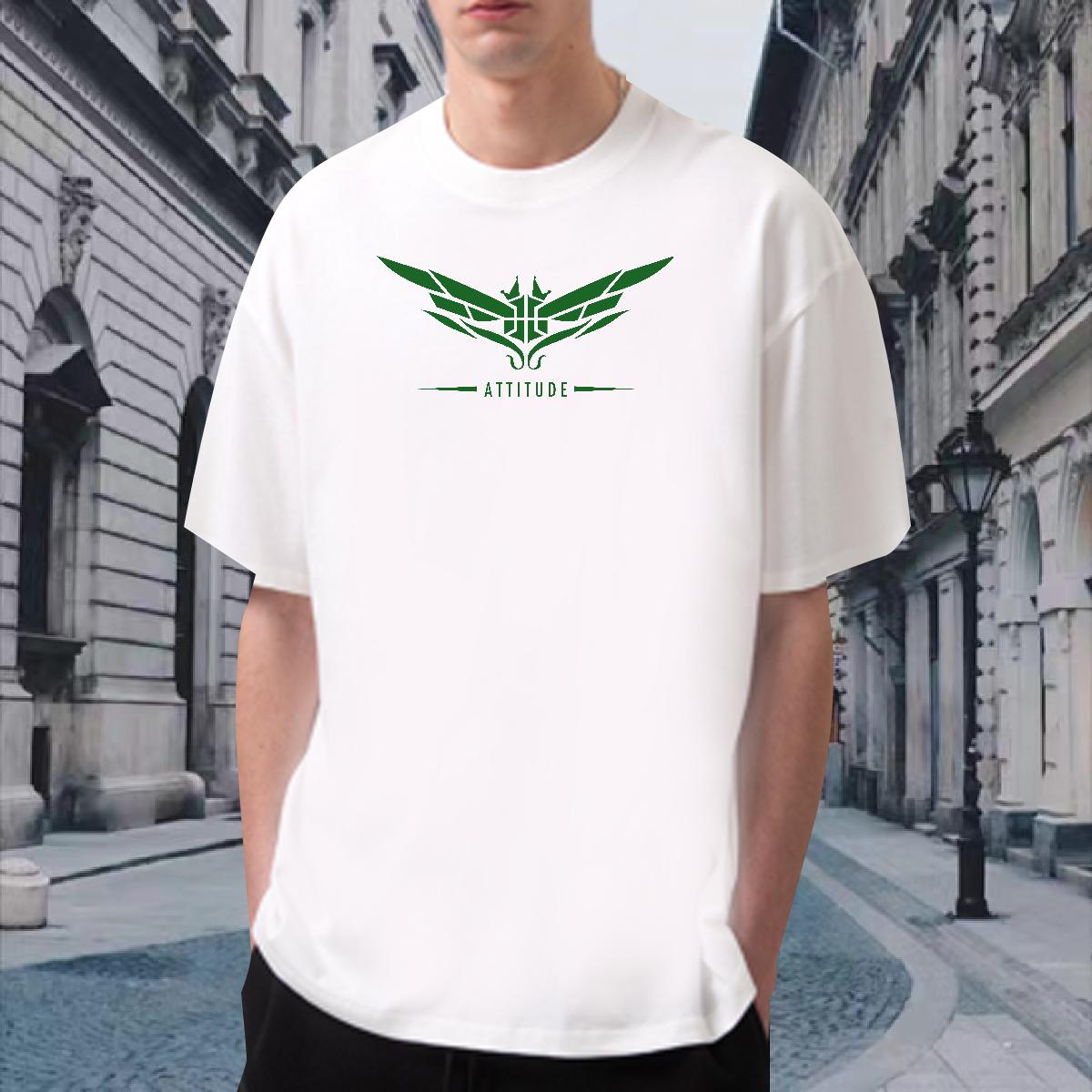 Casual New T-Shirts KOREAN 230g Cotton Graphic Tshirts Home Outdoor Crew Neck Cotton Breathable Loose Fit Tees