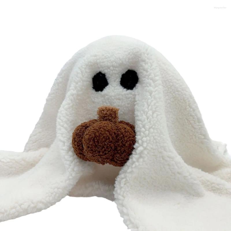 Pillow Sofa Pillows Cute Gus The Ghost With Pumpkin Plush Back Kawaii Baby For Halloween Party Decorations Gift