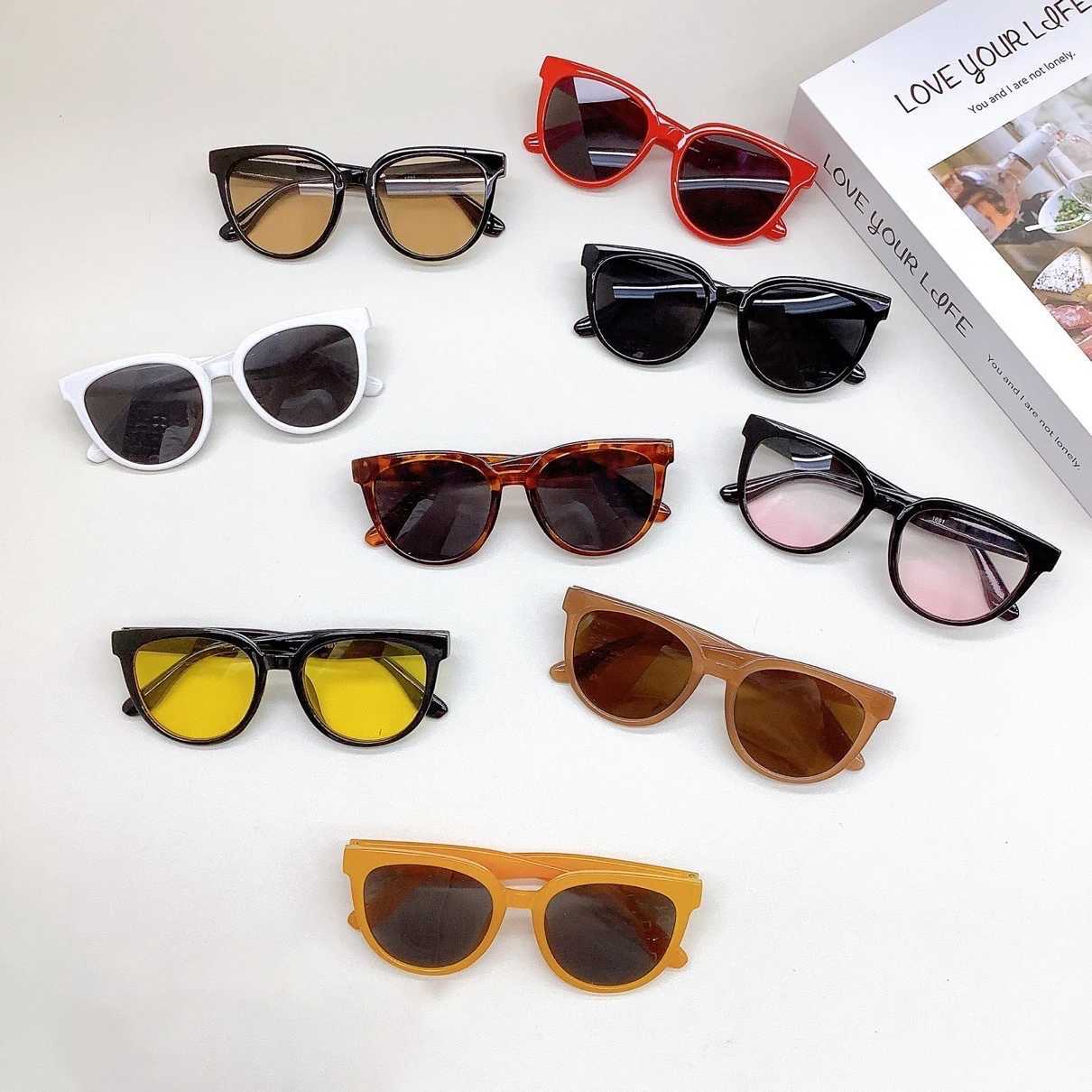 Sunglasses New Fashionable Childrens Sunglasses Fashion Baby Sunglasses Box UV Protection Glasses
