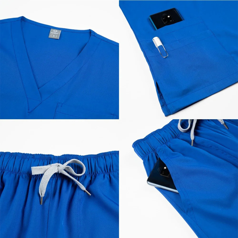 Hospital Dental Clinic and Operating RoomStylish Work Uniform Set for Doctors and Nurses in Beauty Salon Pet 240715