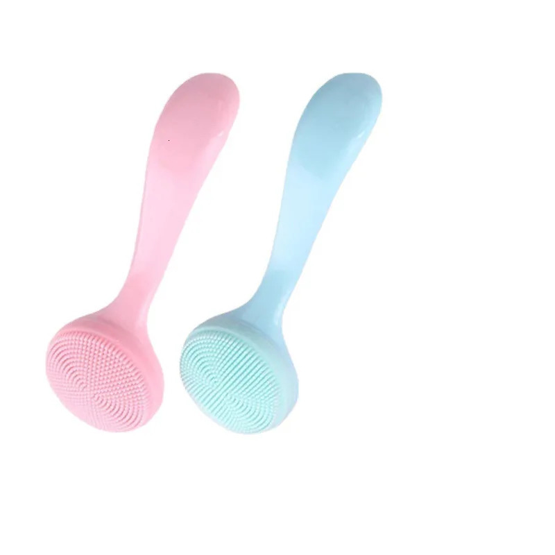 Soft silicone cleaning brush for removing makeup blackheads portable beauty tool for cleaning brush 240715
