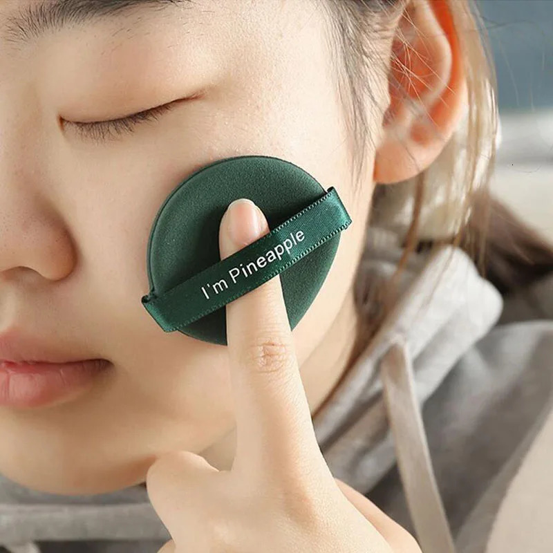 Karsyngirl 7-piece/box Strawberry Makeup Puff Set Double sided Womens Soft Makeup Sponge Makeup Powder Tool 240715