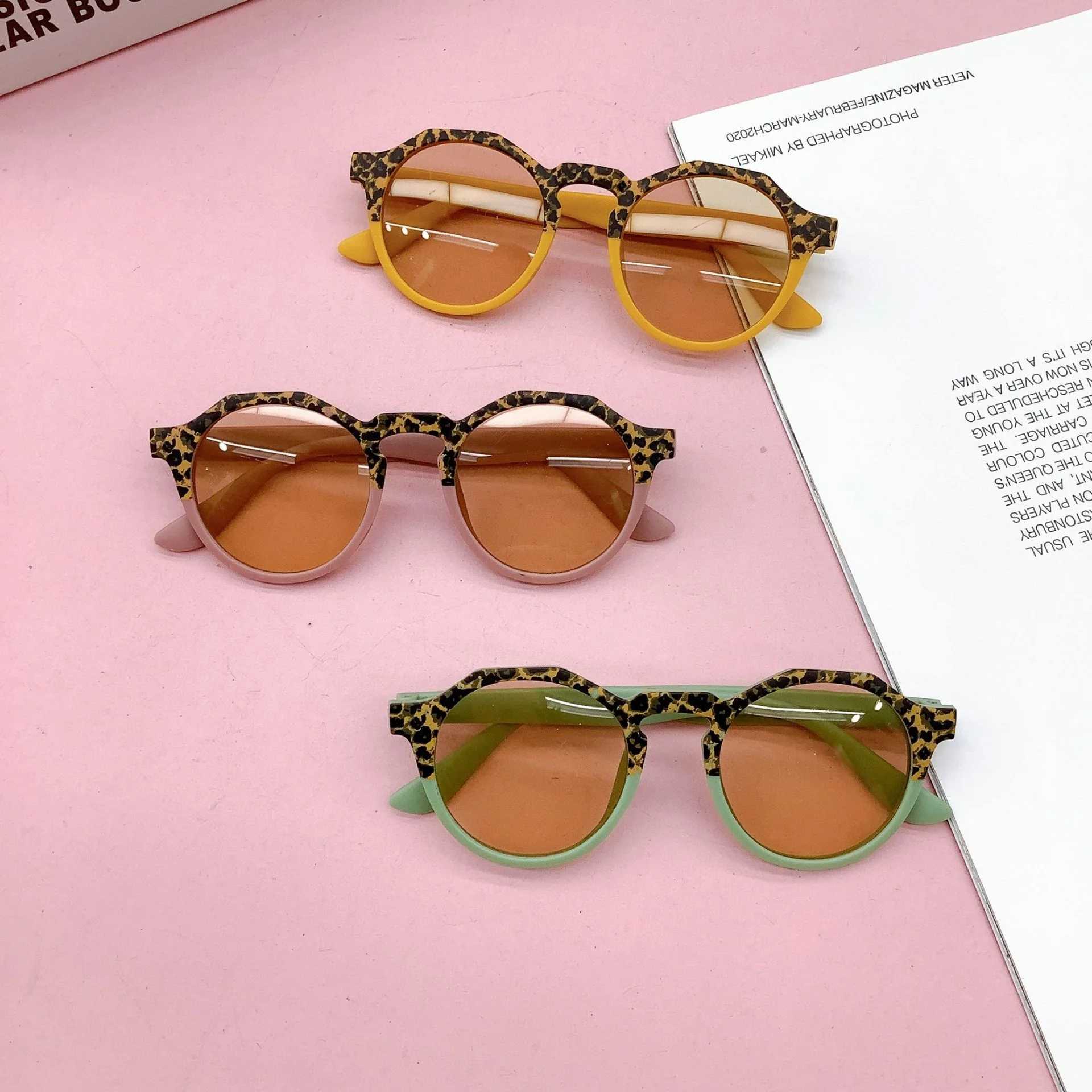 Sunglasses New Childrens Sunglasses Cartoon Fashion Shading Sun Protection Sunglasses Cute Baby Concave Shape Glasses