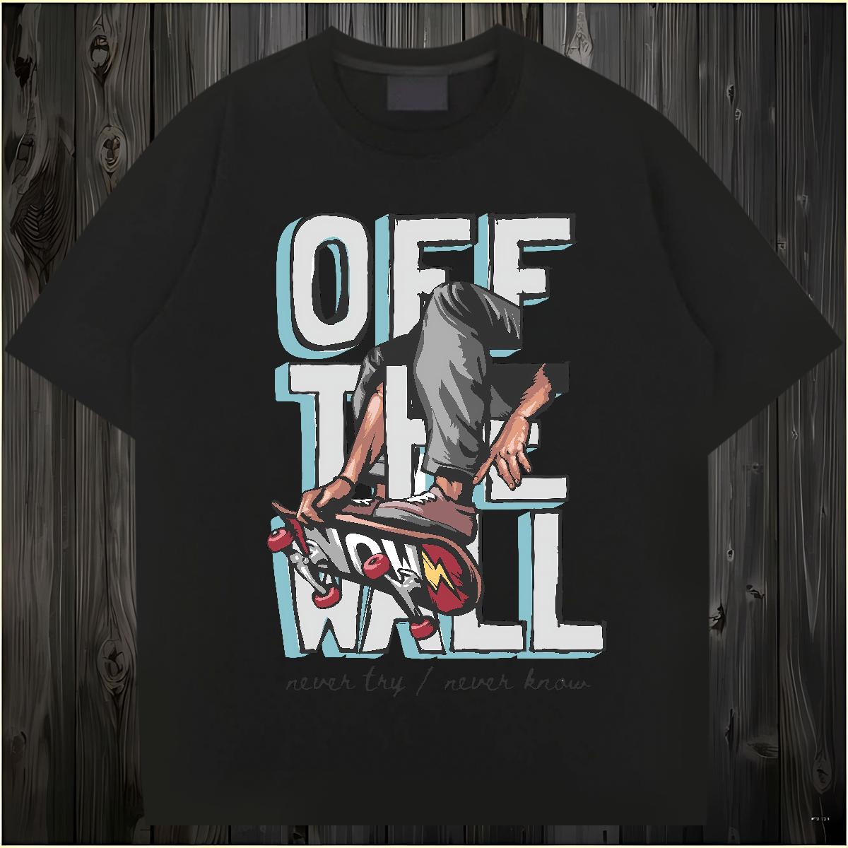 DIY T-Shirts for Men Graffiti Art 100% Cotton 230g Custom Print Plus Size Mens Tshirts Casual Daily Wear Breathable Short Sleeve Unisex Tops Tees