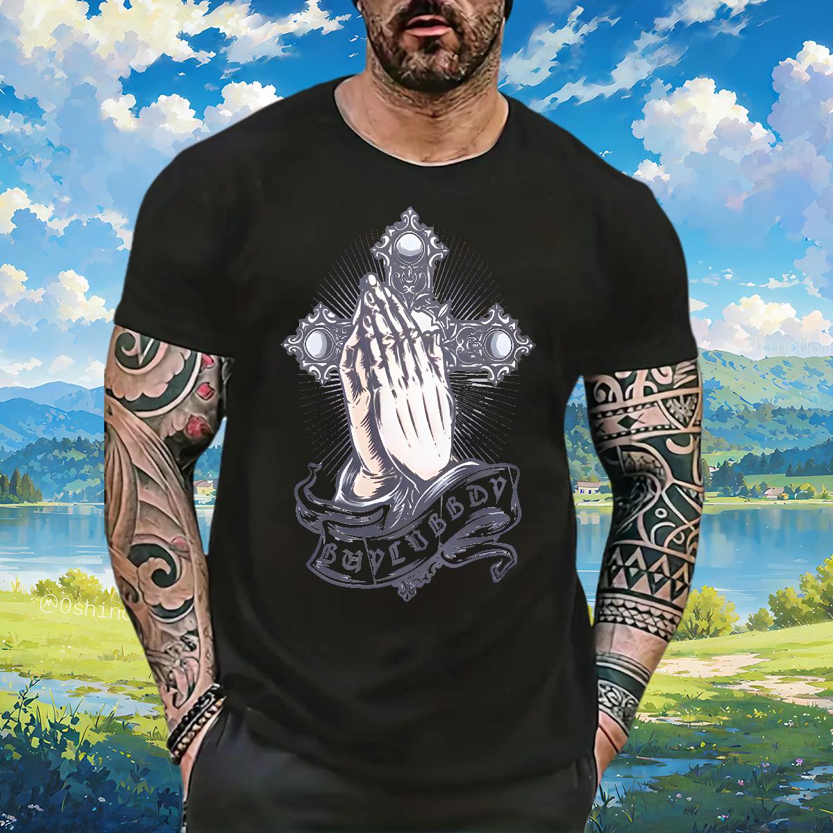 Unisex Men T Shirts CY240709131-PR 230g 100% Cotton Street wear Hip Hop Crew Neck Cotton Men Tops Tees Fashion Designer Customized Top Tees