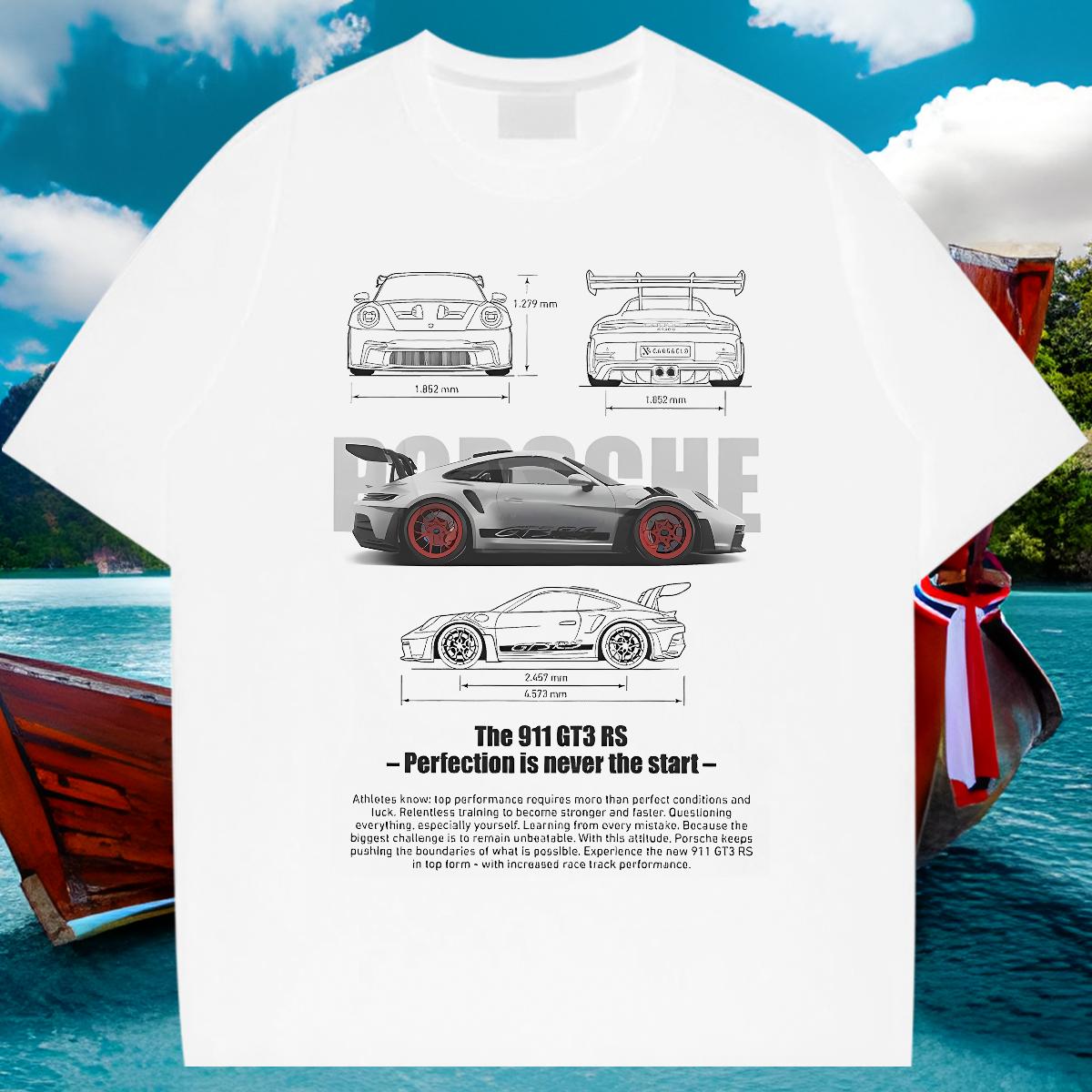 Designer T-Shirts fashion 230g 100% Cotton Graphic Tshirts Outdoor Breathable Short Sleeve Soft Tees Shirts