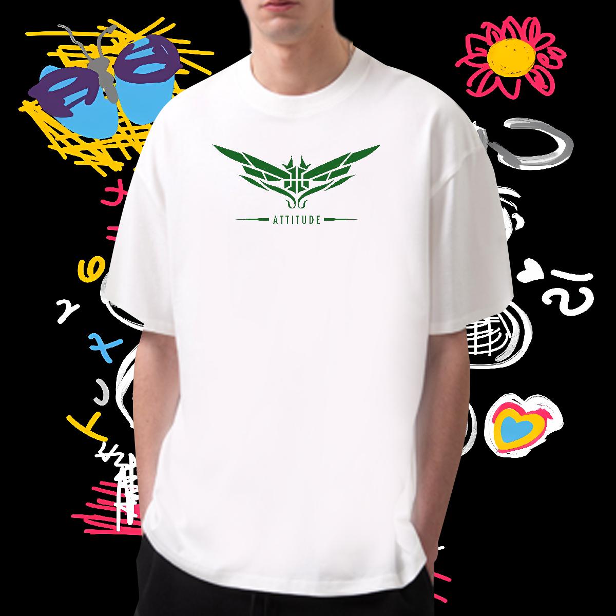 Factory Direct T Shirt For Man Wing 230g 100% Cotton Custom Print Oversized Men Clothes T-Shirt Street Casual Crew Neck Cotton Breathable Classic Clot