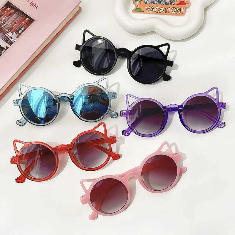 Sunglasses 2022 Girl Boys Cute Sunglasses Animal Cartoon Ears Outdoor Children Lovely Vintage Sunglasses Protection Classic Kids Sunglasses