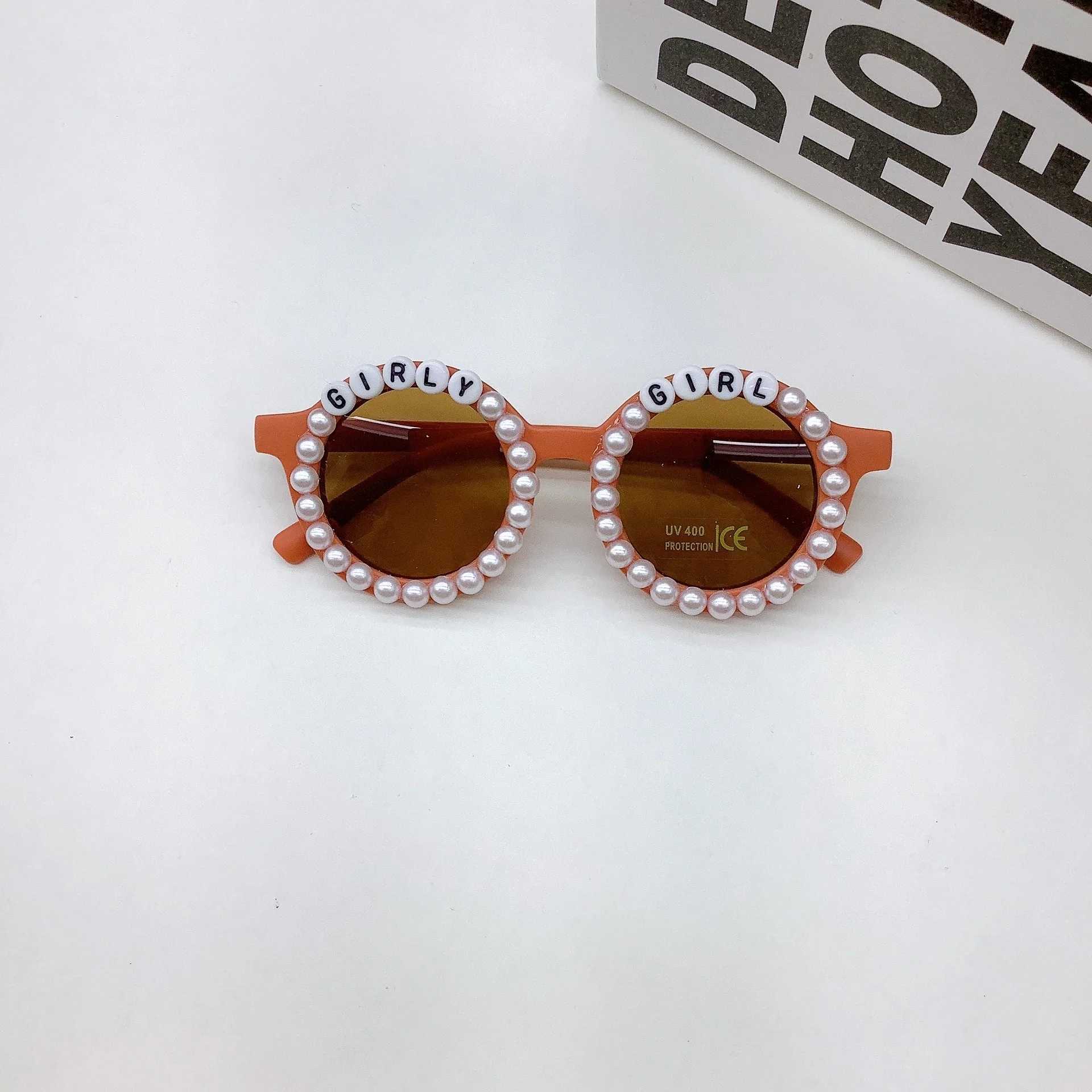 Sunglasses New fashionable DIY childrens sunglasses with concave shape baby sunglasses and UV resistant sun visors