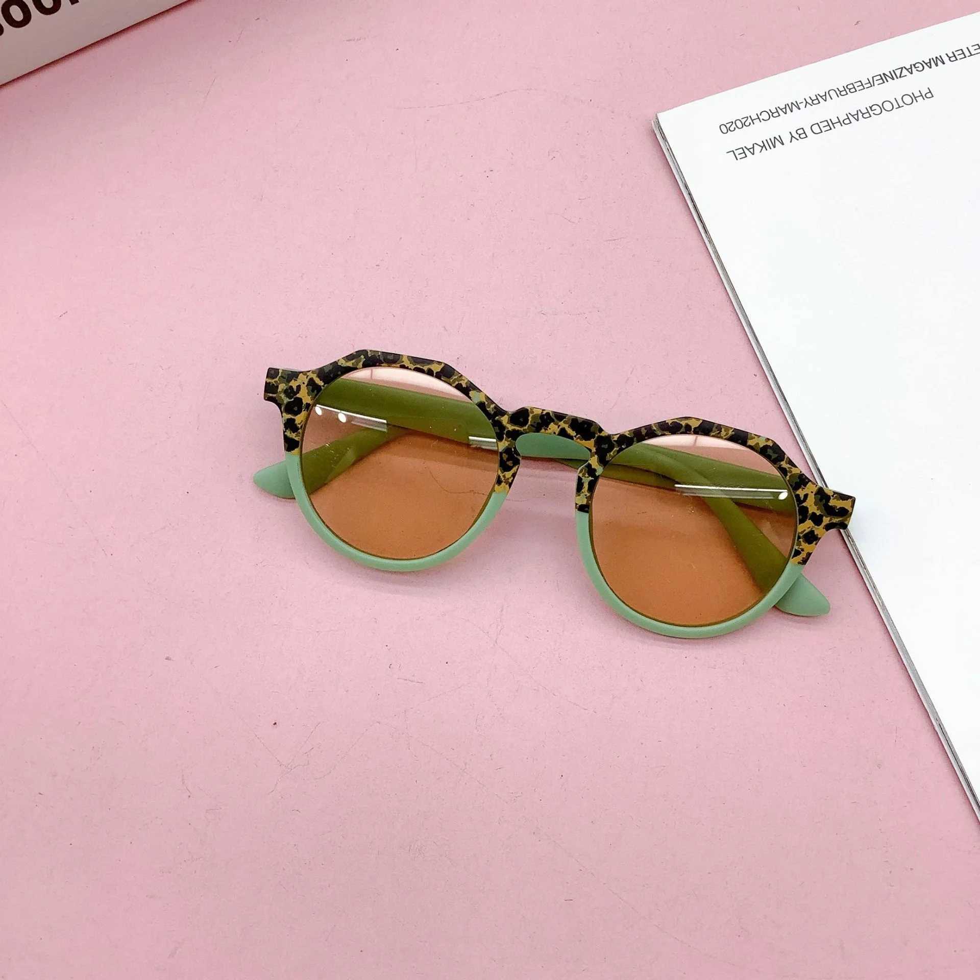 Sunglasses New Childrens Sunglasses Cartoon Fashion Shading Sun Protection Sunglasses Cute Baby Concave Shape Glasses