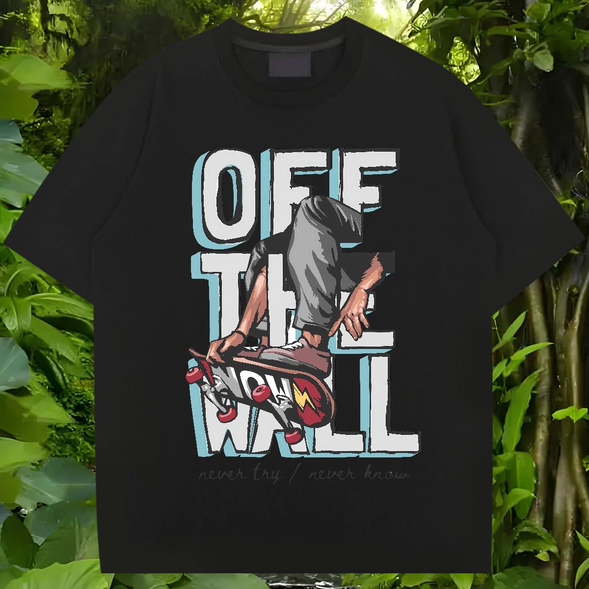 2024 Designer Men T Shirts Graffiti Art 230g Cotton White Plus Size Casual Mens Tshirts Short sleeve Cotton Soft Comfortable