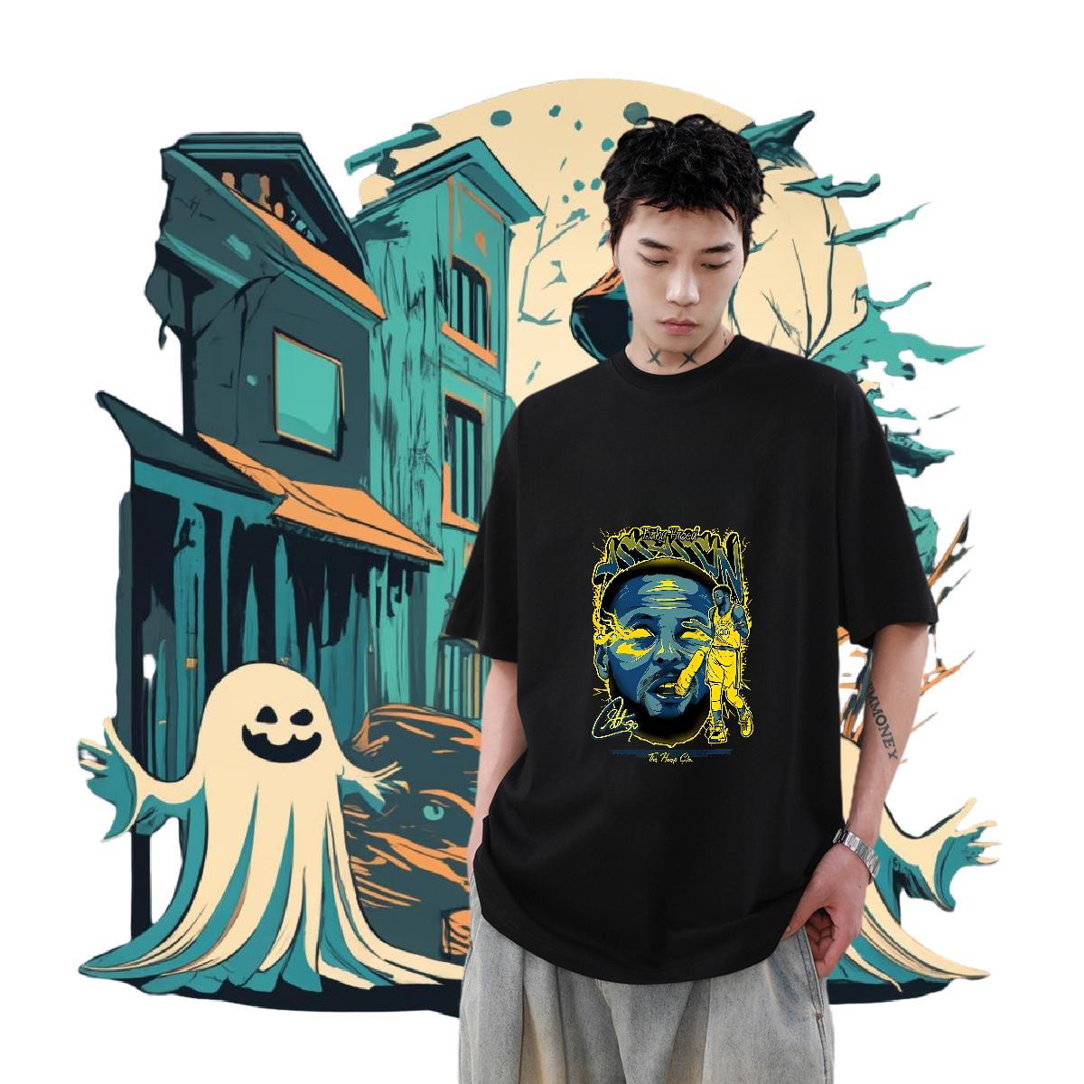 Wholesale Men T Shirts Plus Size Custom Men Tees Outdoor Cotton Breathable Loose Fit Tops Tees