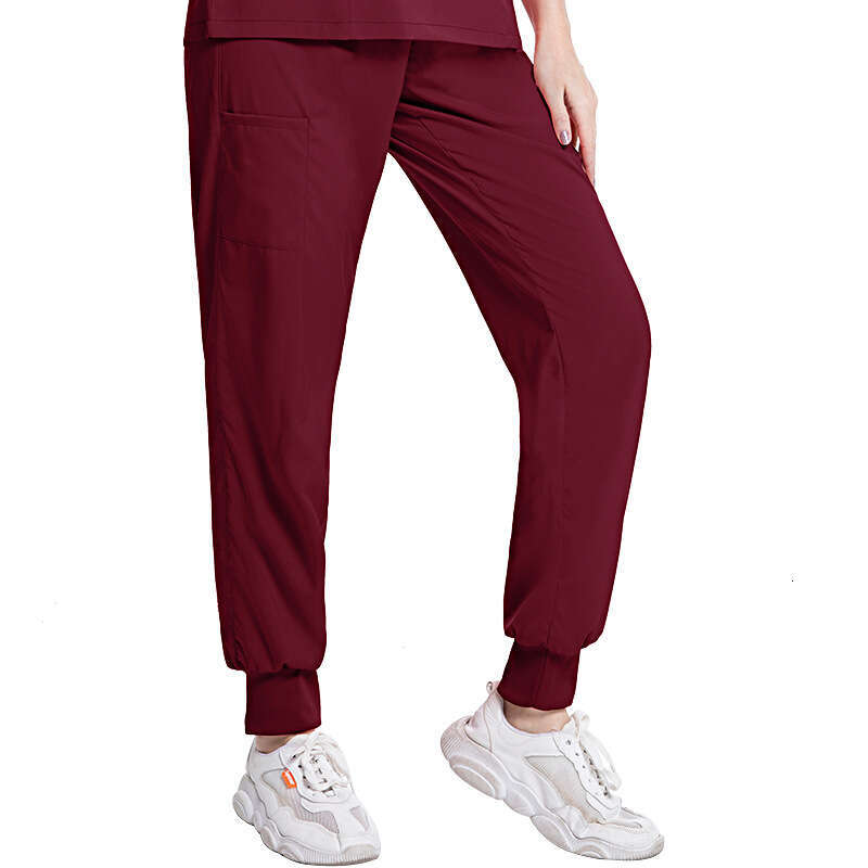 Niaa Hinn Scrubs Set Zip Up Two Piece Set Women New Product Gentle Wind High Elasticity Washable Leisure Time New Pattern Printing Novelty Linen