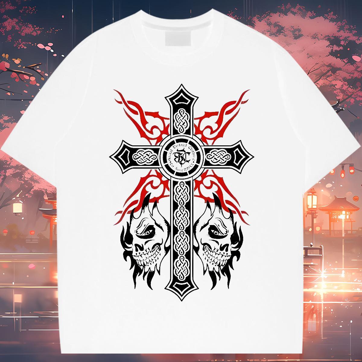 Stylist Mens T Shirts fathion 230g 100% Cotton DIY Printed Street Wear Mens Tshirts Cotton Breathable Wholesale