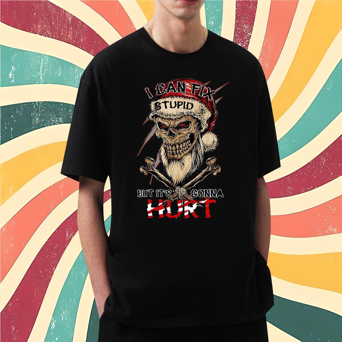 Designer Men Clothes T-Shirt Skeleton 230g 100% Cotton Breathable Short Sleeve Daily Wear T Shirt For Man Asian Size Designer Fashion Tee Shirt