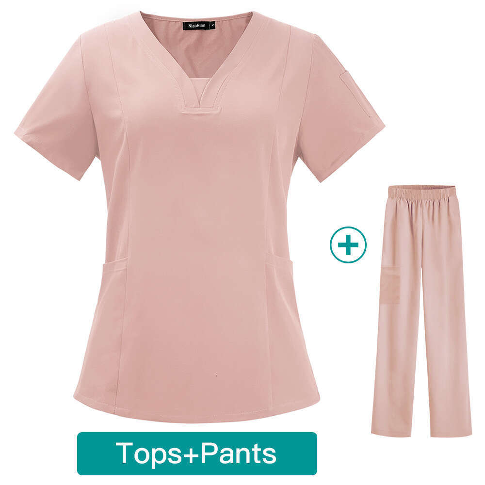 Niaa Hinn Scrubs Designer Two Piece Set Women New Product New Arrival Long Show Thinness French Ventilation Printing Versatile Loose Linen Temperament