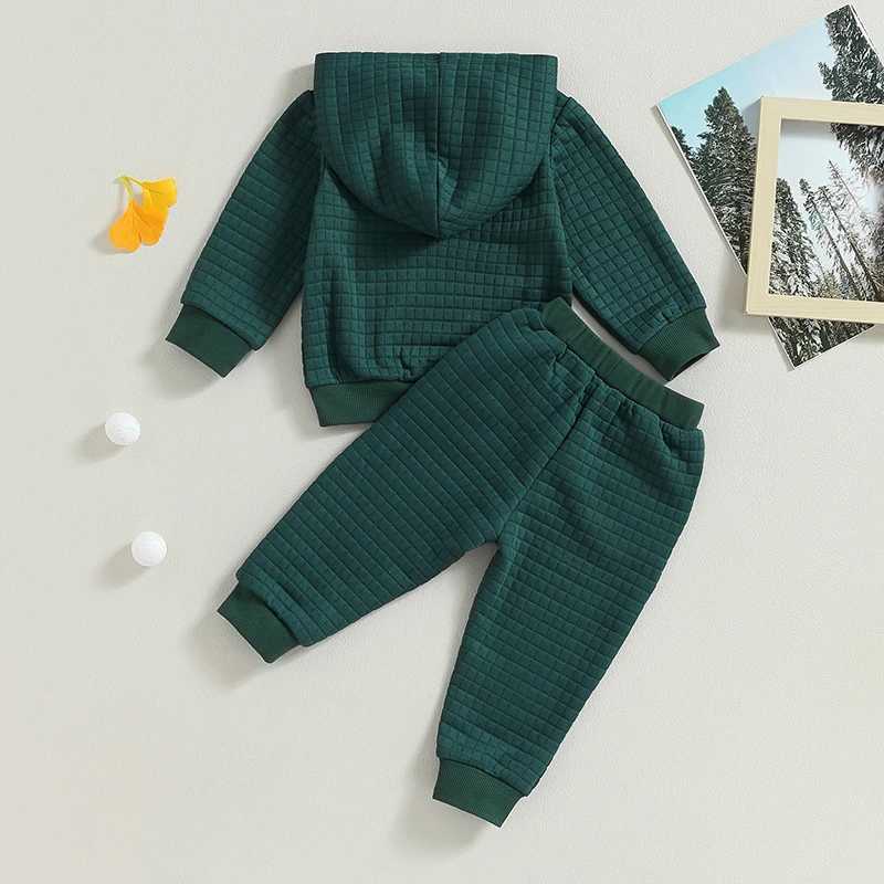 Clothing Sets Toddler Outfits Baby Boy Tracksuit Solid Color Hoodies Sweatshirt And Pants 2pcs Sport Suit Fashion Kids Girls Clothes Set