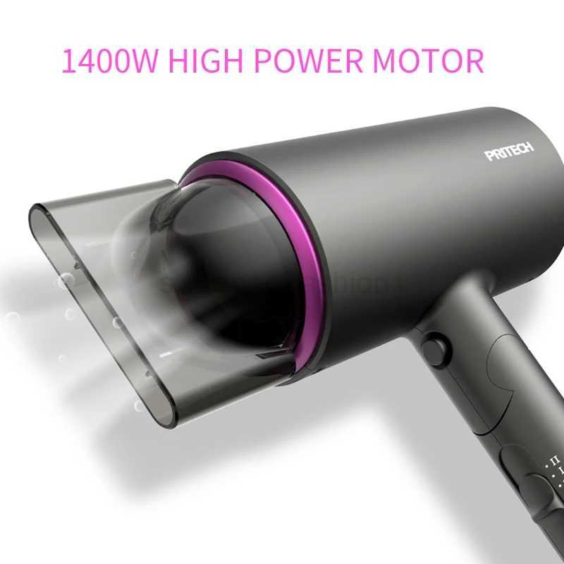 Hair Dryer Professional Leafless Hairdryer Anion Temeperature Control Blow Dryer Salon Dryer Hot Cold Wind Hair StylerBkl240717