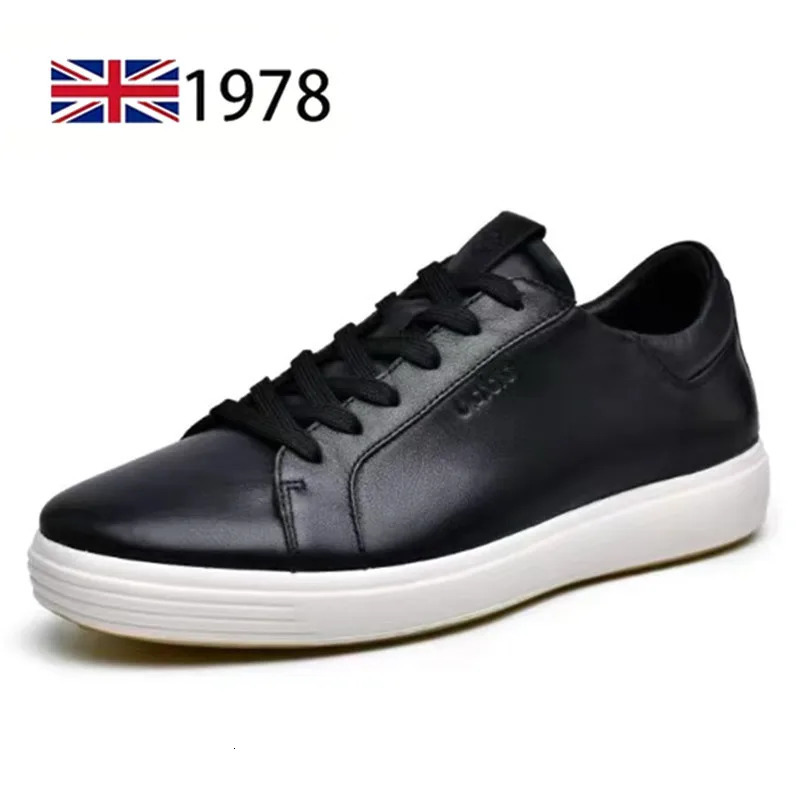 High end leather mens shoes soft trend business sports shoes mens fashion sports shoes mens Zapatillas hombre 240715