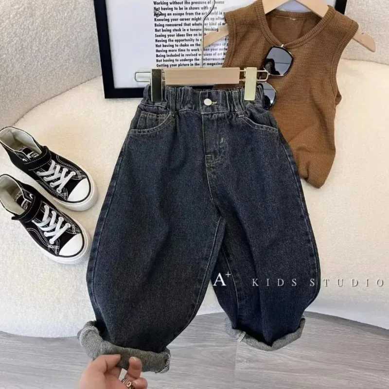 Clothing Sets Childrens Clothing Set New Boys Denim Coat + Jeans Two Piece Spring and Autumn Kids Baby Outfits 2-7Y