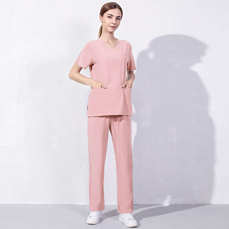 Niaa Hinn Scrubs Set New Arrival Washable Show Thinness Non-ironing Gentle Wind Business Affairs Fashion Linen Temperament Novelty Bifurcated Waist