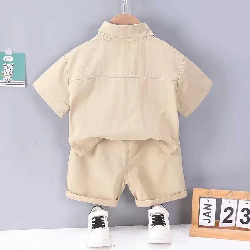 Clothing Sets Children Boys Shirt Shorts 2Pcs/Sets New Summer Baby Clothes Suit Infant Outfits Toddler Casual Cotton Costume Kids Tracksuits