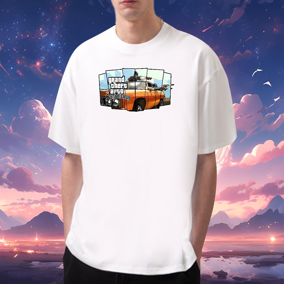 Designer Men Tshirts racing 100% Cotton 230g 180g Cotton Casual Daily Wear T Shirts Men DIY Printed 2024 Designer Clothes