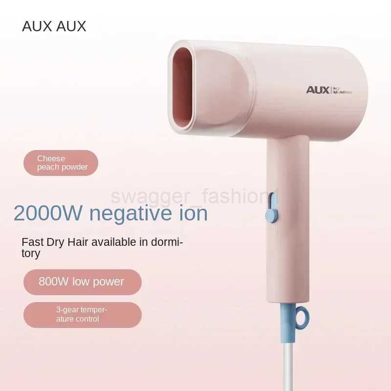 Mini Hair Dryer 800W for Dormitory Low Noise Negative Ion Hair Care Blow Dryer by AUX 220Vbkll0240717