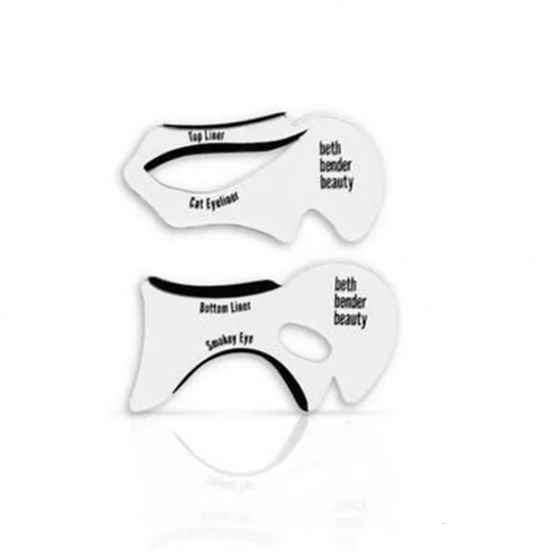 Two eyeliner templates with wings eyeliner template shape tools eyeliner template eye shadow makeup tools 240715