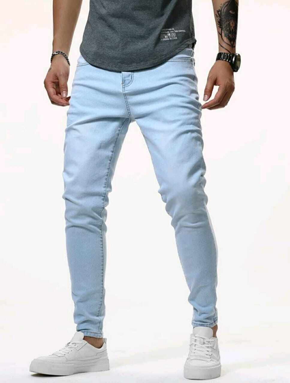 Men Skinny Jeans Men's men's casual pants / Korean Style Size26-40 Price cheap Fast Delivery