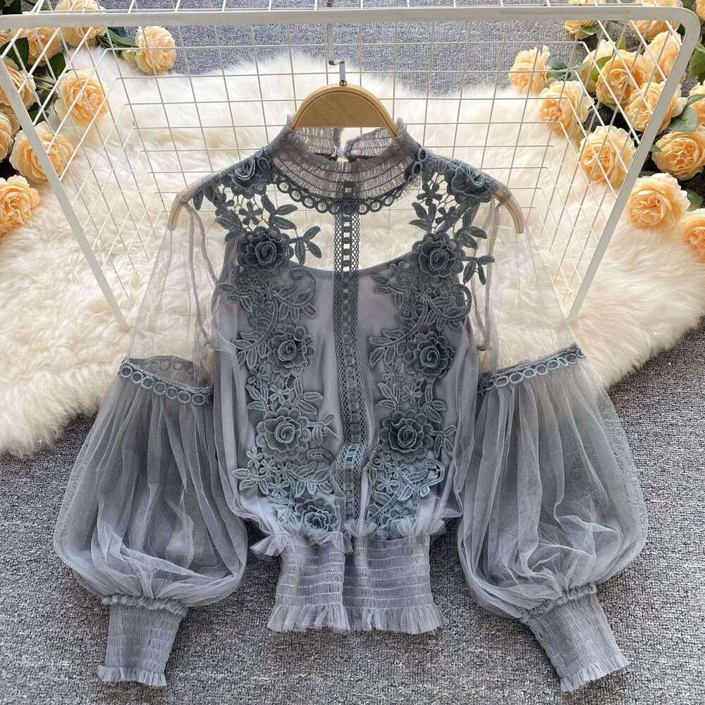 New Merchandise Best Saller Half Sleeve Female Hollow Out Slim Top Female Print Tshirt Plaid Stripe Round Neck Stretch Casual Undershirt Women's 
