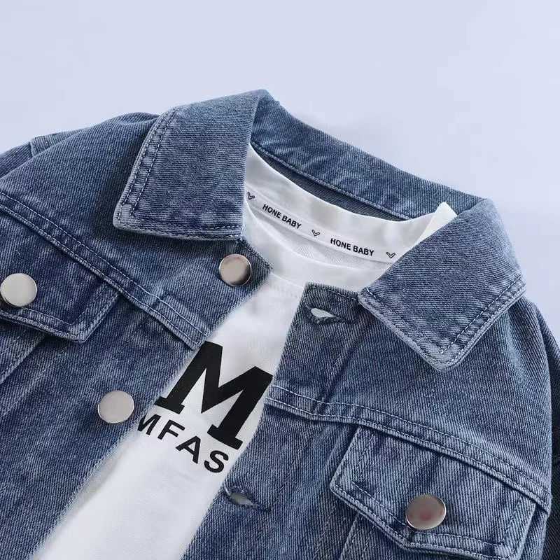 Clothing Sets Boys Set 2024 New Kids Long Sleeve Suit Girls Boys Set Jacket Pants 2pcs Kids Outfits 2 3 4 5 6 7 Year