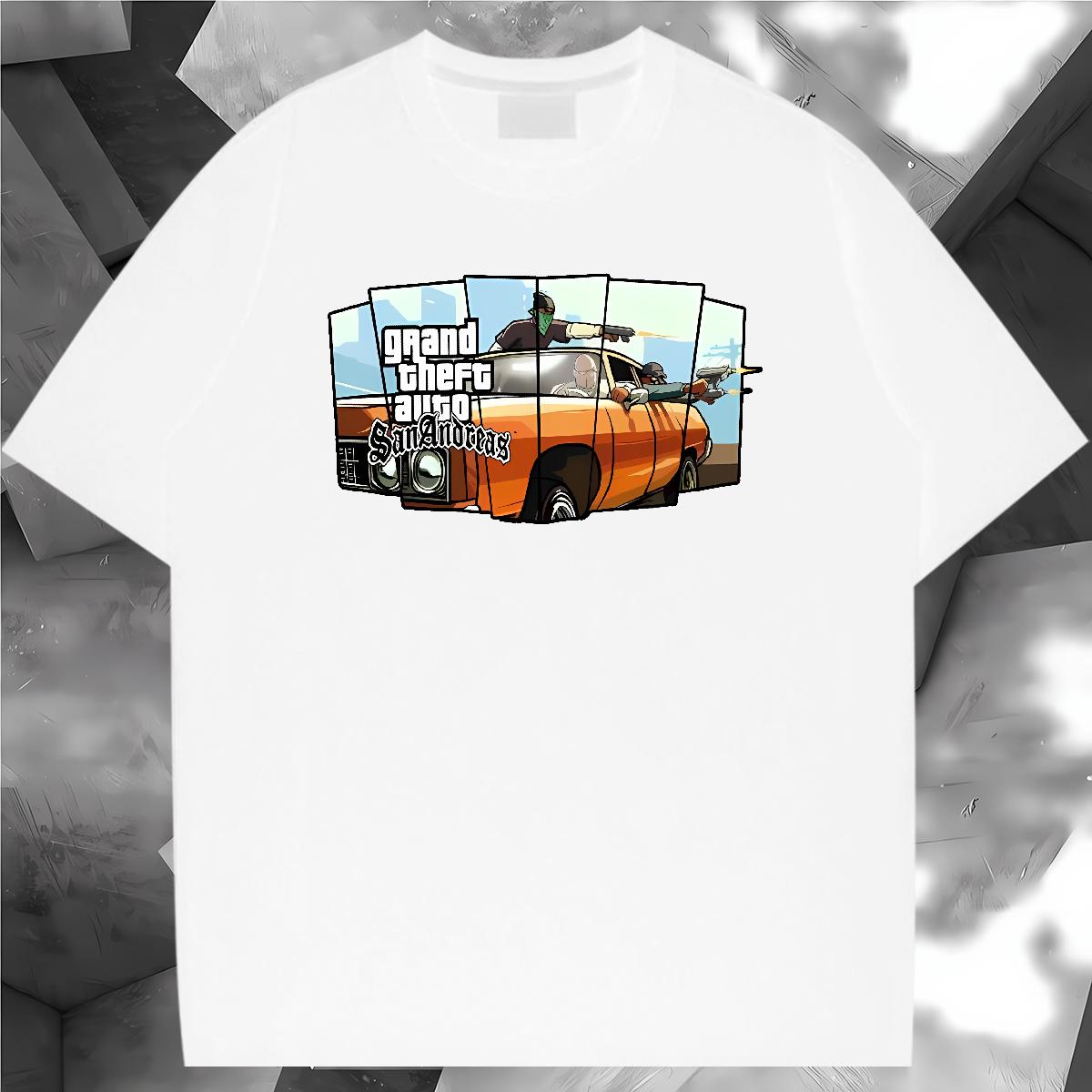 Soft Man T Shirts racing 230g 100% Cotton Casual Daily Wear 180g Cotton Mens Tshirts Fashion Designer Black White Top Tees